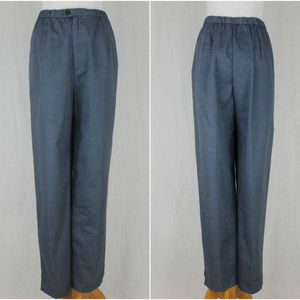 SHAMASK Bergdorf Goodman y2k  Elastic Waist CottonTwill Jean Pants M Made in USA